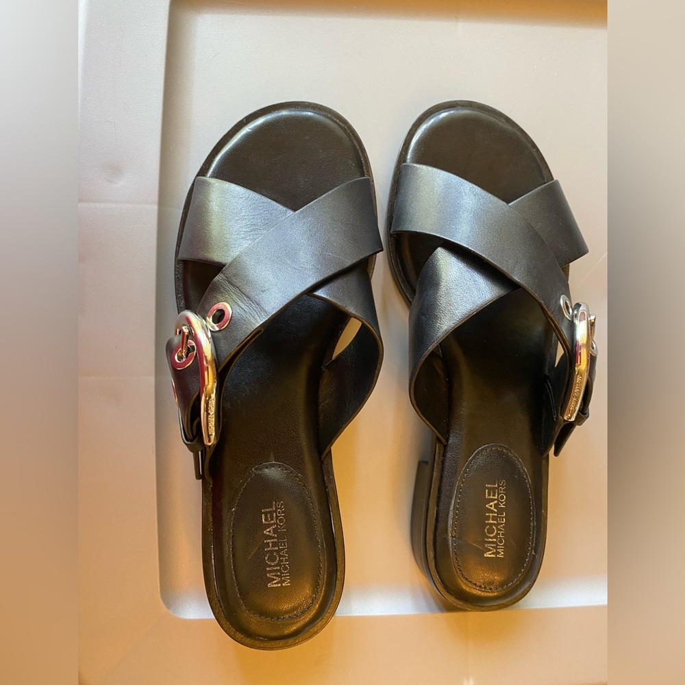Michael Kors Leather Sandal